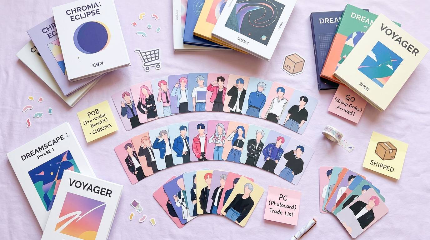 📦 K-pop Fandom Glossary: What do POB, PC, SG, GO, and “Il-gwal” mean?