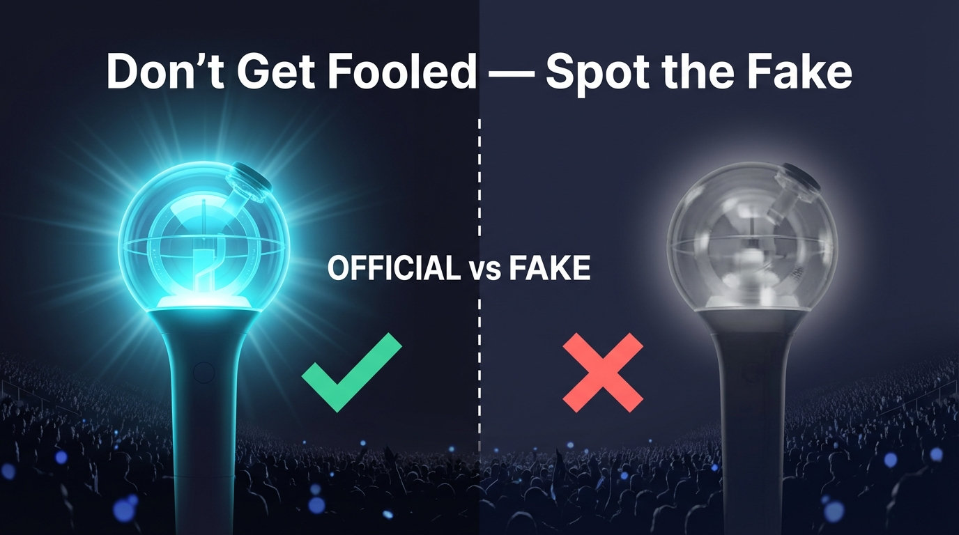 Don’t Get Denied at the Concert: How to Spot Fake K-Pop Lightsticks