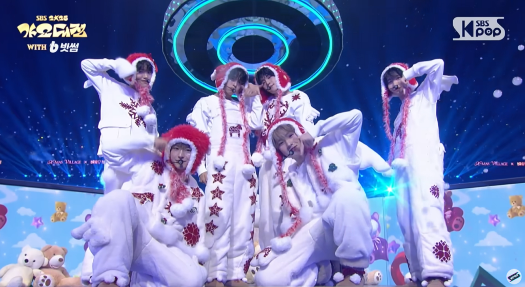 NCT WISH SBS 인기가요 겨울 콘셉트 귀여운 무대 공연 사진
