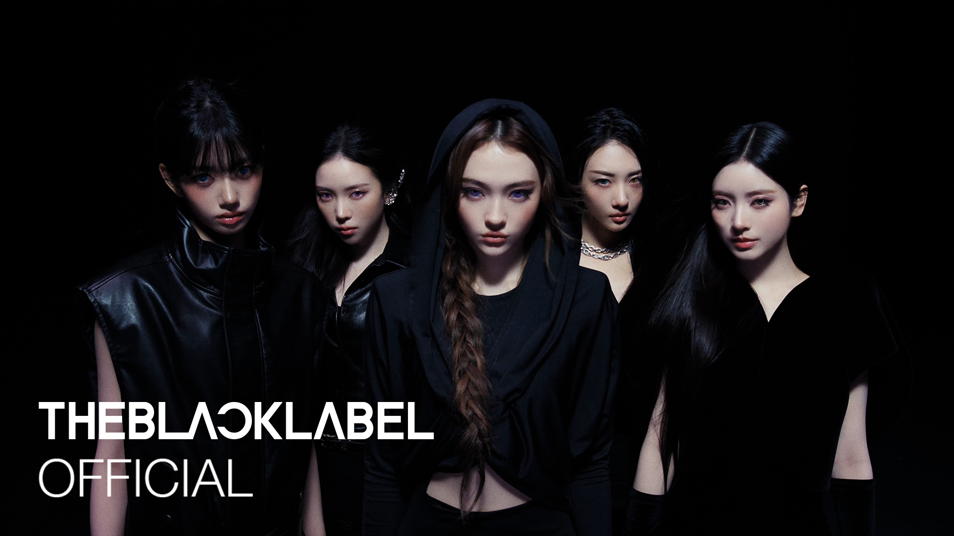 MEOVV group concept photo featuring all five members