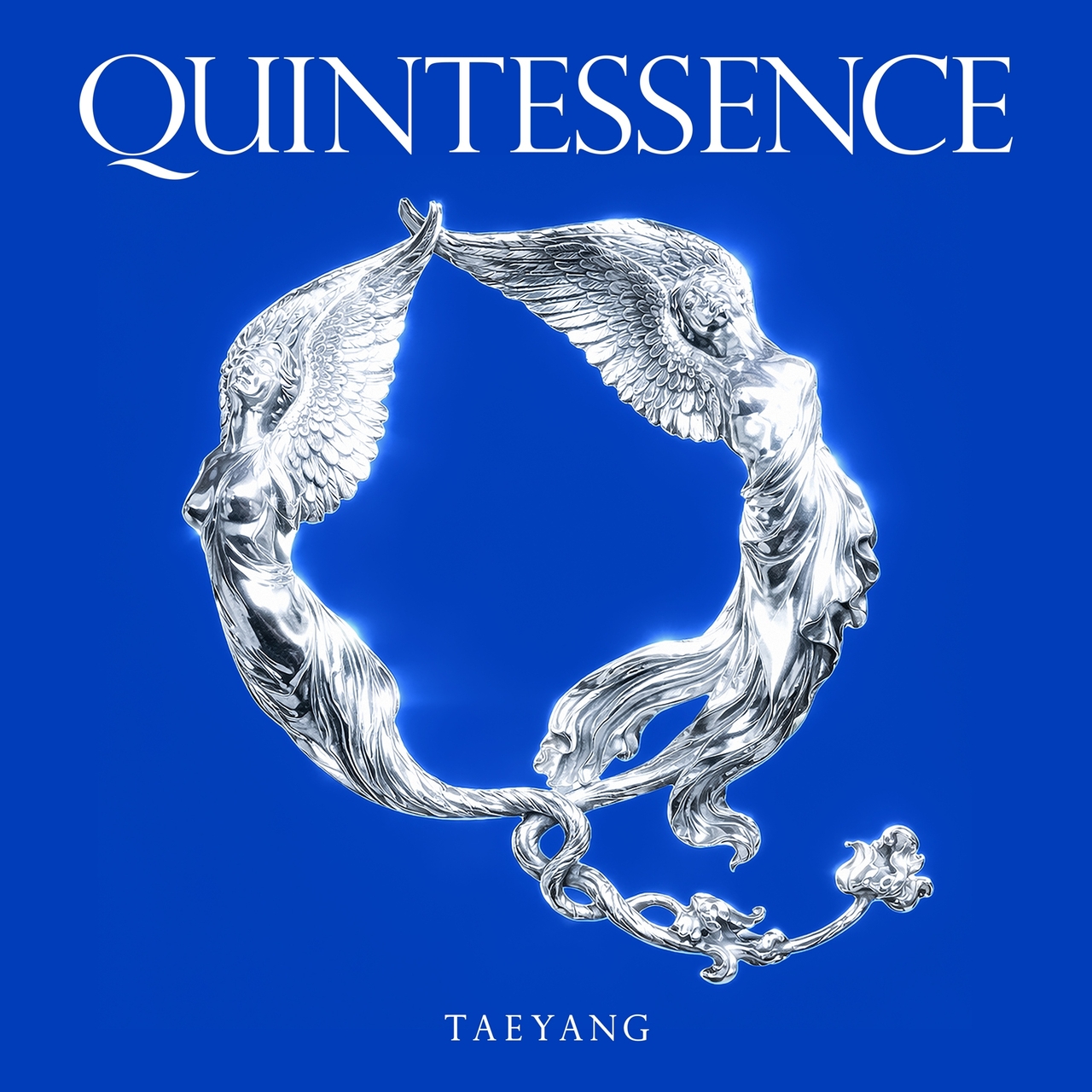 Taeyang's fourth solo album QUINTESSENCE — BLUE DAWN version album artwork