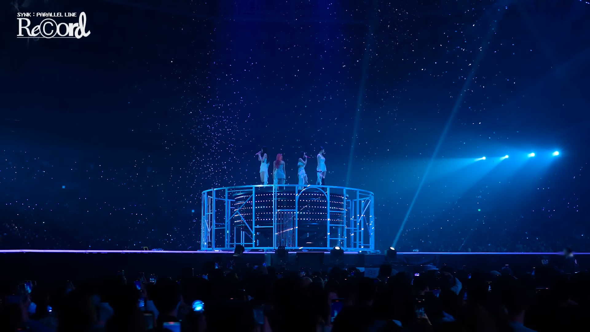 aespa performing live during the SYNK: PARALLEL LINE world tour