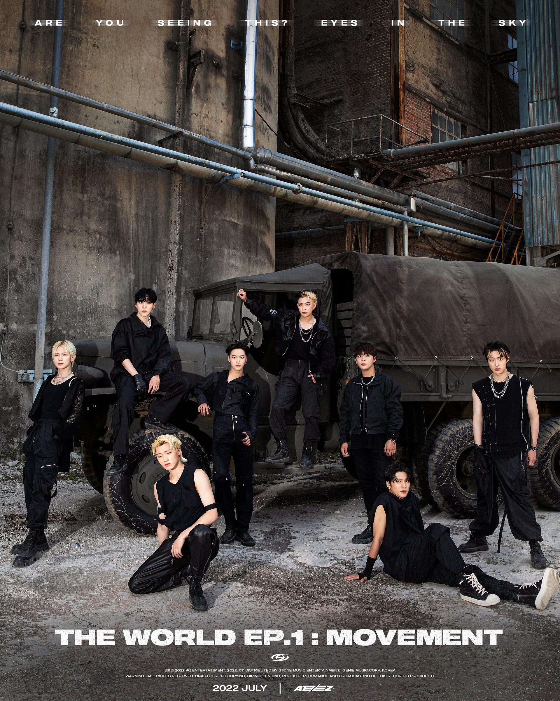 ATEEZ THE WORLD series dystopian worldview concept photo